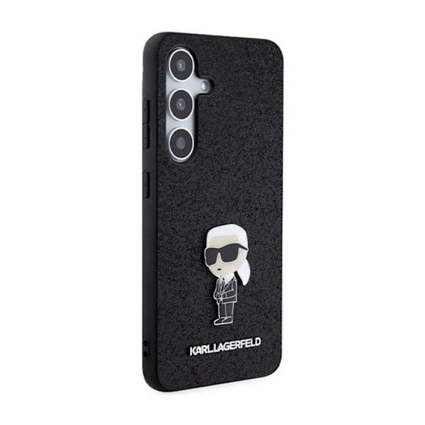 Mobilskal - Karl Lagerfeld - Galaxy S24+ - Svart - Glitter - Mjuk Svart