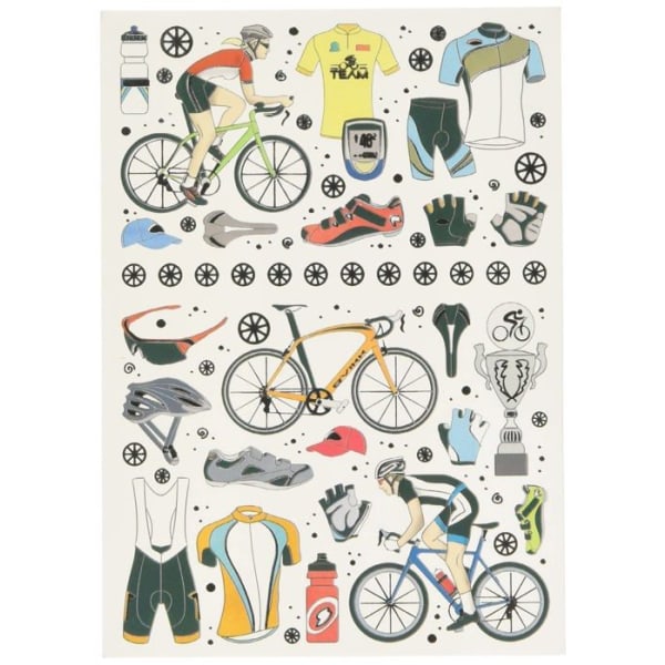 Quire samlingar vykort - 2363 - Quire Vykort Cykling Flerfärgad 105 x 148 mm