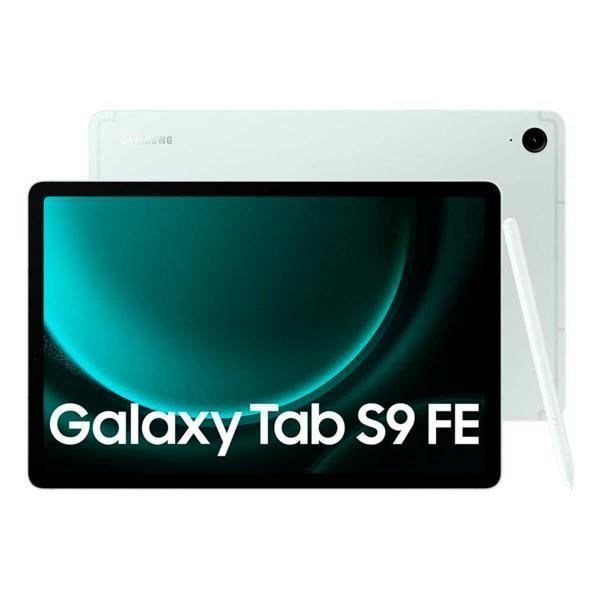 Samsung Galaxy Tab S9 FE En design full av färger Konsten att göra anteckningar En magisk S Pen ingår som standard. Skriva,
