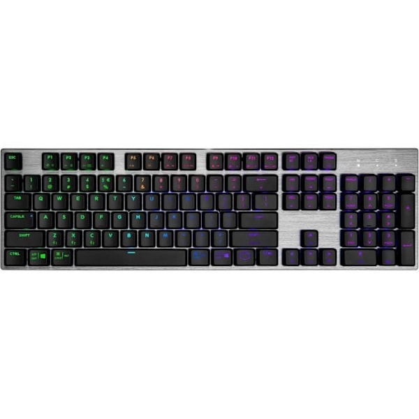 Trådlöst Mekaniskt Tangentbord - COOLER MASTER - SK653 - QWERTY US - RGB-bakgrundsbelysning - Bluetooth/USB-C