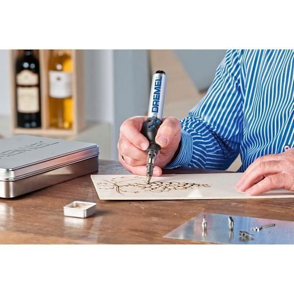 Set med 4 DREMEL 204 pyrografispetsar - För Dremel Versatip gaslödkolv