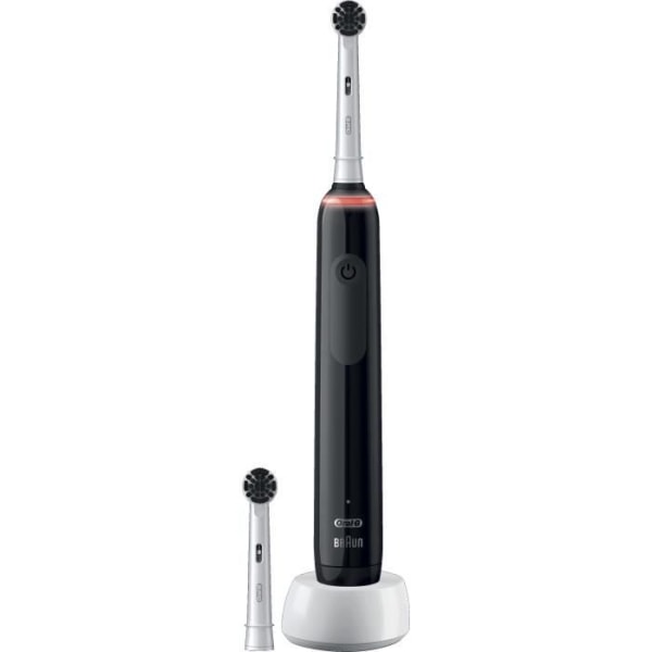 ORAL-B Pro 3 Pure clean elektrisk tandborste - svart - 3 borstlägen, sladdlös och 1 borsthuvud ingår