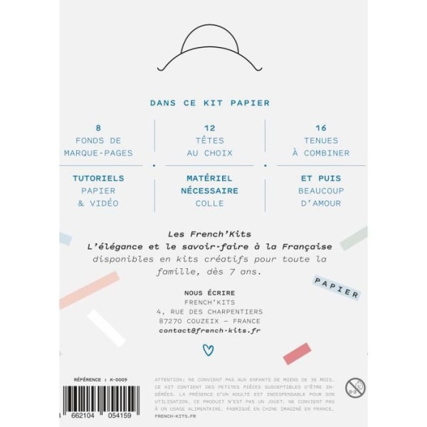 Marque Pages - Les French Kits - Familjen - Lätt nivå - Blandat - 30 min