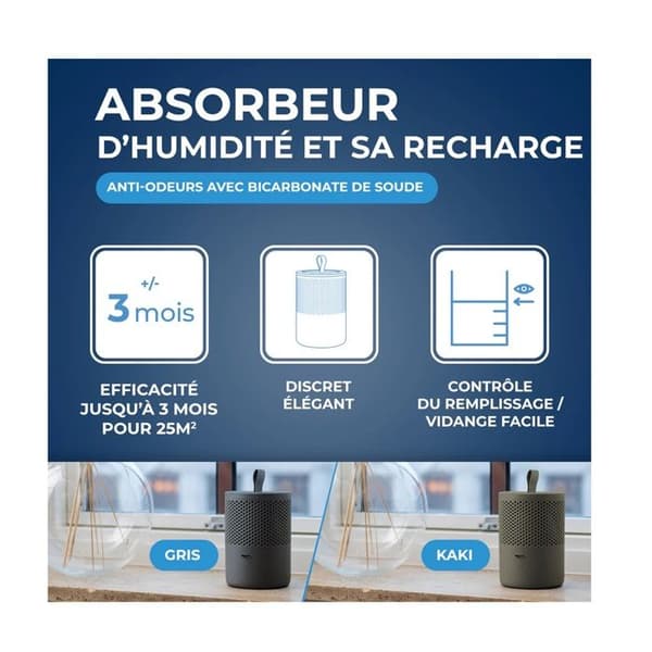 Fuktabsorberare + 1 Tablett 500 G - Brunel