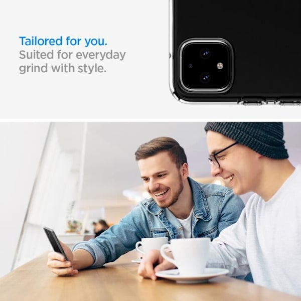 Spigen Google Pixel 4-fodral [Liquid Crystal] Transparent, mjuk TPU, Anti-Scratch (F26CS27569)