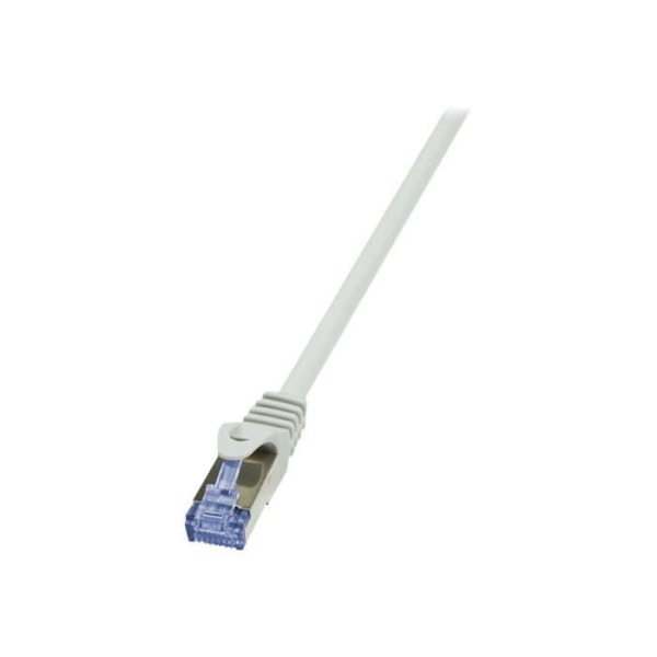 LogiLink PrimeLine RJ-45 patchkabel 2m SFTP, PiMF CAT 7 halogenfri grå