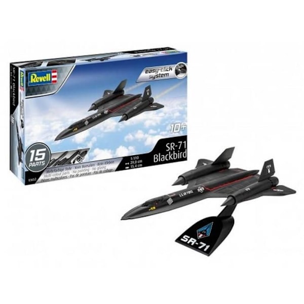 Modellflygplan: Easy-Click: Lockheed SR-71 Blackbird Enfärgad