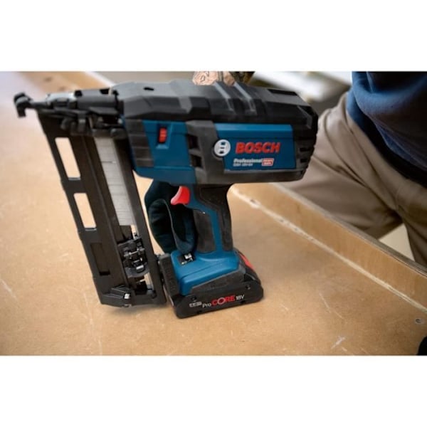 Bosch Professional GNH 18V-64 spikpistol utan batteri (spiklängd 1,6 mm, maximal spiklängd 64 mm) - 0601481100