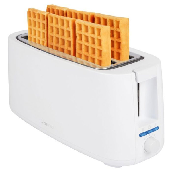 Brödrost - Clatronic - TA 3802 - 4 skivor - Vit - Mångsidig Vit