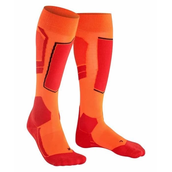 Falke SK4 knäbyxor - fluorescerande orange neon orange 46/48