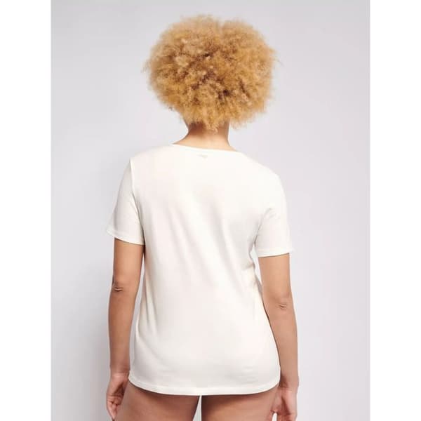 T-shirt dam Sloggi Ever Ease - silkesvit silkvit XL