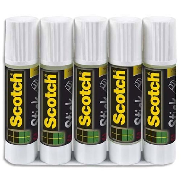 Limstift - SCOTCH - Classic - 8 g - Förpackning med 5 - I blister Grön