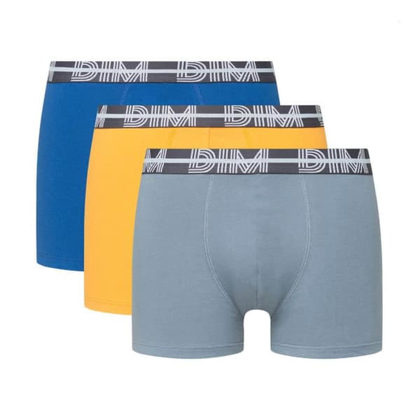 3-pack Boxers i Bomull Powerful[] Herr Gr/jne/bl fem