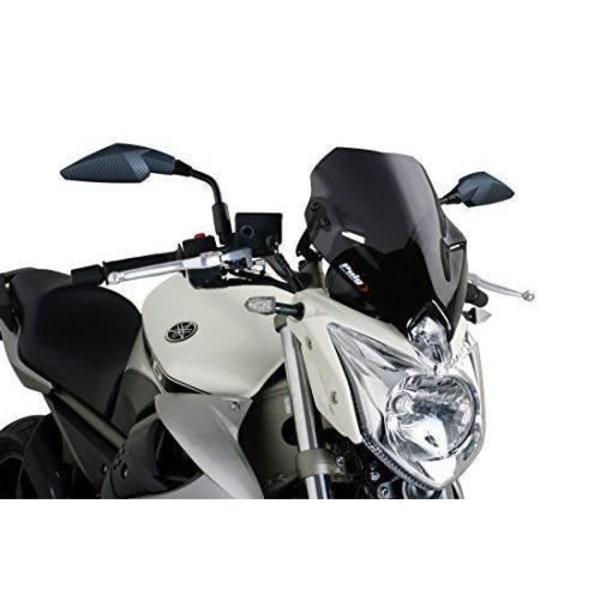 Puig vindruta för Yamaha XJ6 ABS/2009-2014, mörkt rökig Storlek M - 5026F