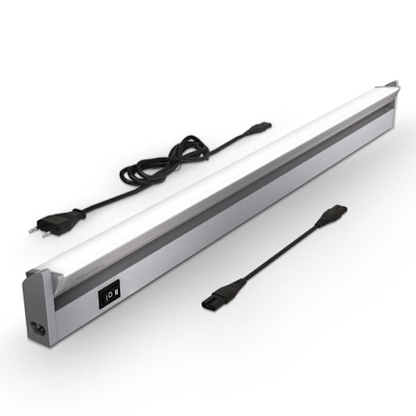 Justerbar LED-list 230V 9W belysning bänkskiva kök verkstadsskåp
