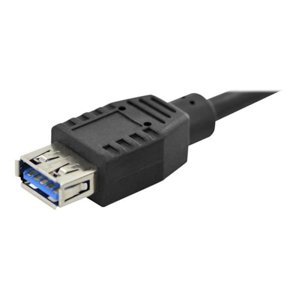 DIGITUS USB-kabel - USB Typ A (M) till USB Typ A (F) - USB 3.0 - 30 cm - Svart