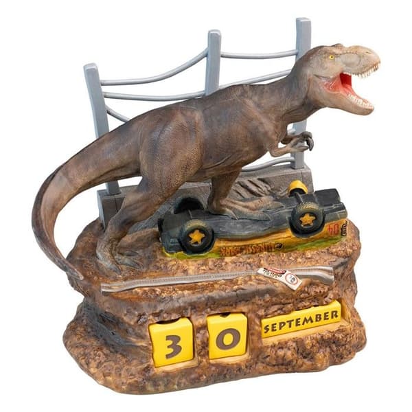 Permanenta kalender barn Erik Jurassic Park 3D beige