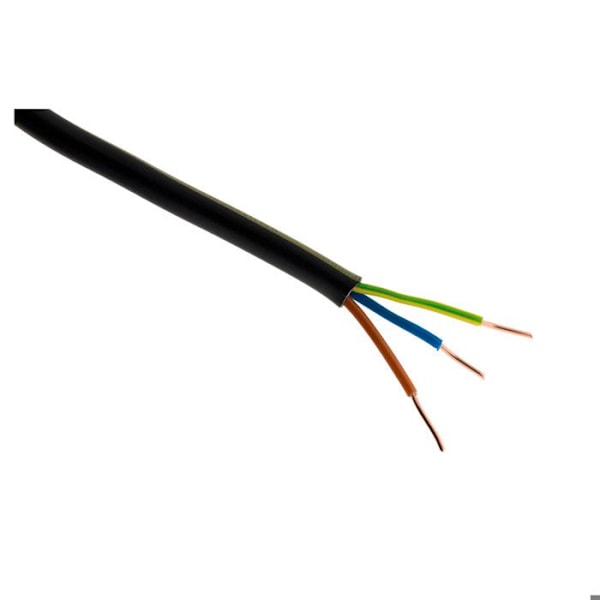 Elkabel U-1000 R2V 3G2,5mm² svart - 10m - Zenitech