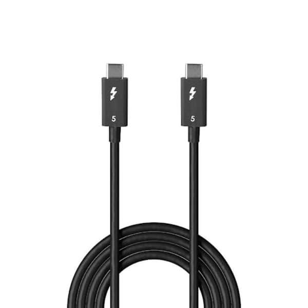 Thunderbolt 5-kabel - LINDY - 1 m - 80 Gbit/s - Passiv - Stöder 8K/4K