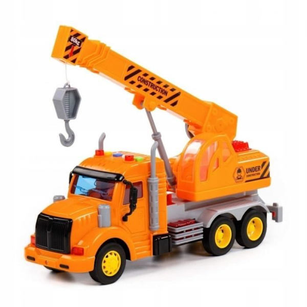 Inertial crane leksaksbil - POLESIE - Profi - orange - 3 år - Interiör - Barn orange