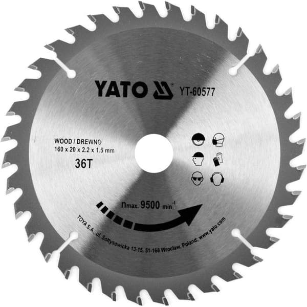 TCT sågblad för trä 160x36x20mm