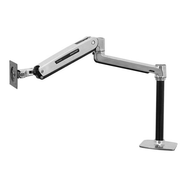 Sittstående skrivbordsarm - ERGOTRON - LX - Polerad aluminium - Skärm upp till 4 - Höjdjusterbar
