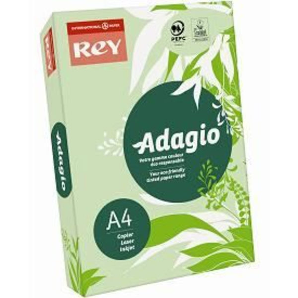 A3 Adagio Rey papper 160g klargrön färg Grön