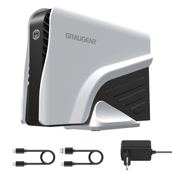Extern hårddisk - Graugear - G-3501-A-10G - 8 To - Kompatibel med PS4/PS5 - Hög kapacitet