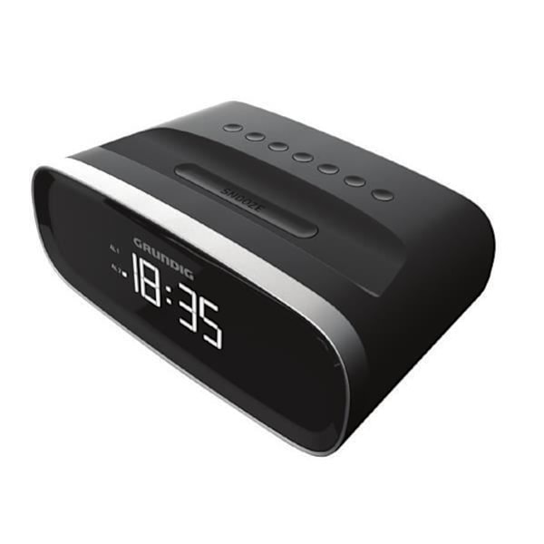 Grundig Sonoclock 1500, Klocka, Analog och digital, AM,FM, 1 W, LED, Svart