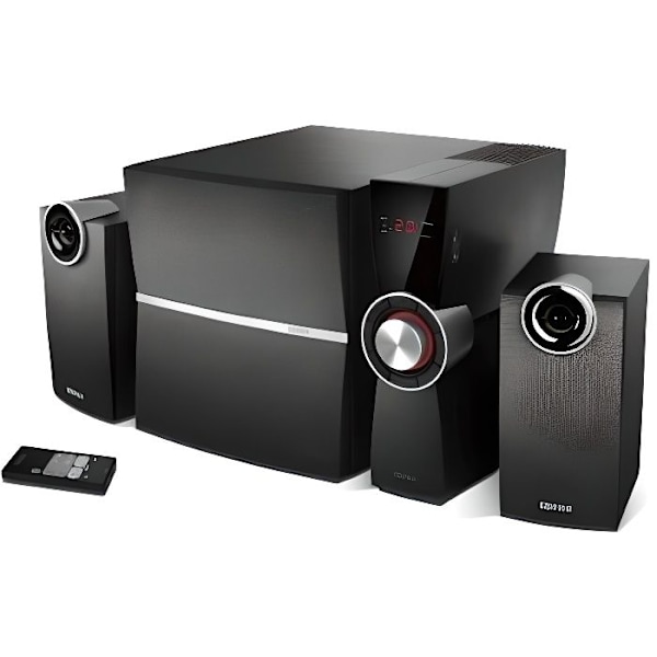 2.1 EDIFIER C2X Optiska högtalare - 54W RMS - Trähölje - Infraröd fjärrkontroll