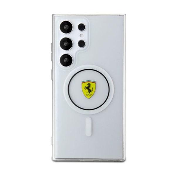 Telefonfodral - Ferrari - IML Transp Inner Circle Line MagSafe - Transparent - Mjuk - Stötskydd Transparent