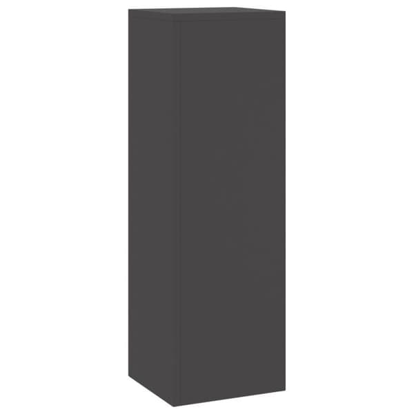Växtstöd - Pelare - 2 st - Stål - Svart - 24x24x75 cm Svart