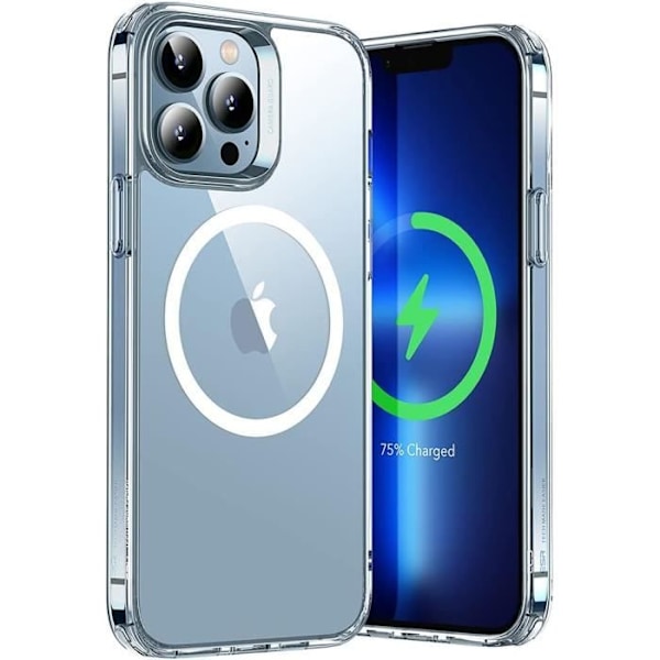 ESR Coque för iPhone 13 Pro Max, Kompatibel med MagSafe, Hybrid Magnetiskt Fodral för iPhone 13 Pro Max med HaloLock, Transparent