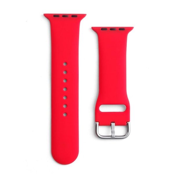 Rött APS silikonarmband