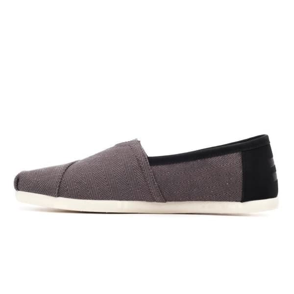 Alpargata - Toms - Pavement Grey Herringbone Nubuk M - Textil - Herr Grå