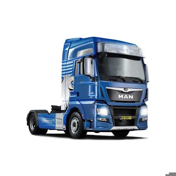 Maquette lastbil: Man TGX XXL D38 Enfärgad