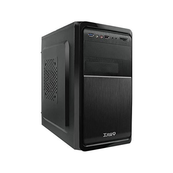 Micro ATX-fodral med TooQ-strömförsörjning TQC-4735U3C-B 500W 1 x USB 2.0 1 x USB 3. Svart