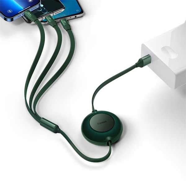 Retractable datakabel - Baseus Bright Mirror 2 (CAMJ010006) - Grön