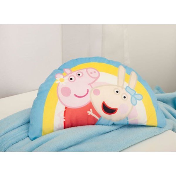 Coussin Herding Peppa Pig Konturkudde, ca. 35 x 25 x 5 cm, polyester, formad kudde, Twin