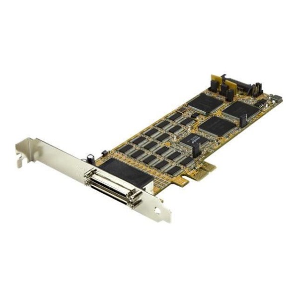STARTECH 16-portars DB9 RS232 seriellt PCI Express-kort - Lågprofil höghastighets PCIe seriell adapter - PCI Express