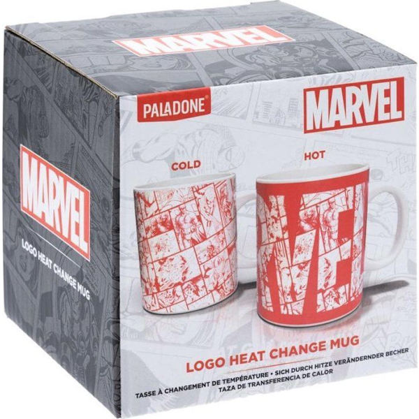 Varm chokladmugg - Marvel - Rund - Röd - 320 ml - Tål inte diskmaskin Färg