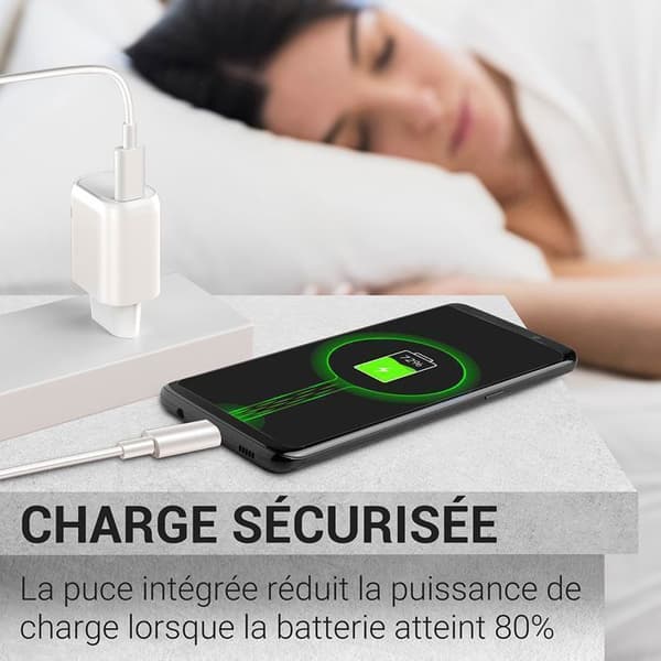 USB-laddare - WAYTEX - 3-pack 30W - USB-C + USB-A - QC 3.0 PD - Säker laddning (IC)