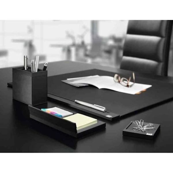 Skrivunderlag - SIGEL - Cintano:S - 600 x 490 mm - Svart - Soft-touch beläggning svart safir (SA531)