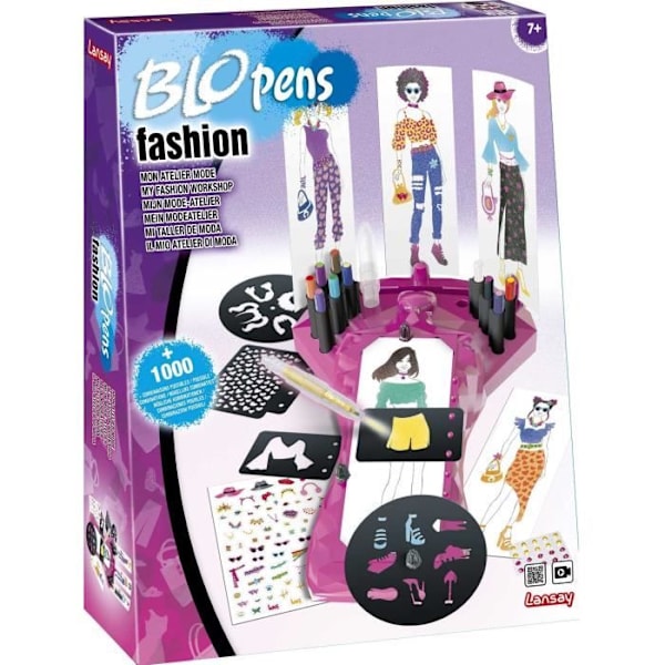 Blopens Fashion - Lansay - Mon Atelier Mode - Airbrush-effekt - Personalisering Flerfärgad