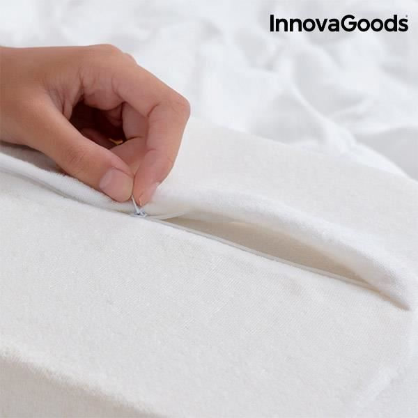Kudde - INNOVAGOODS - Viscoelastisk Cervikal - Hypoallergenisk Skum - Medium Komfort - Rektangulär Vit