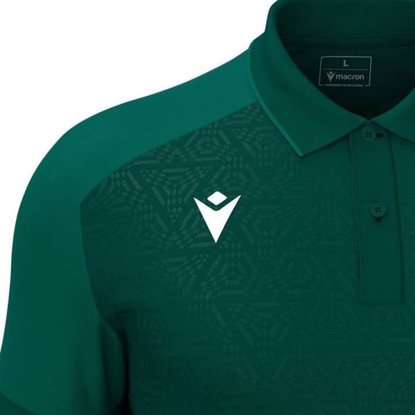Polo Macron Baldwin flaskgrön/flaskgrön XS