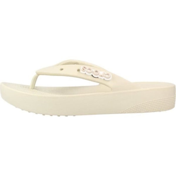 Flip Flops för kvinnor - Crocs 123152 - Beige - Gummisula - Tillverkad i Kina Beige 41