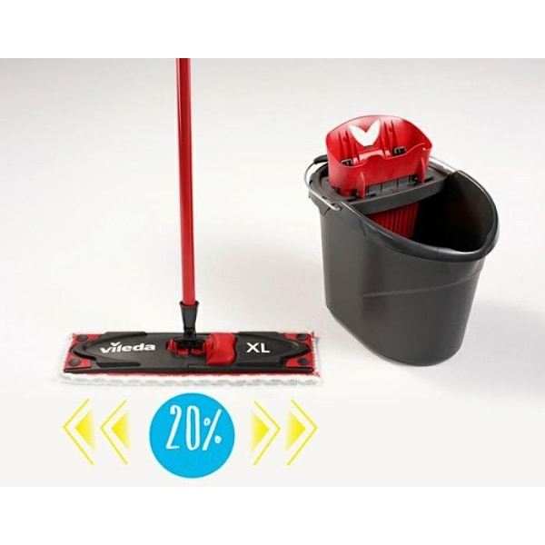 VILEDA ULTRAMAX XL 42cm Rengöringssats för hinkar och plattmoppar