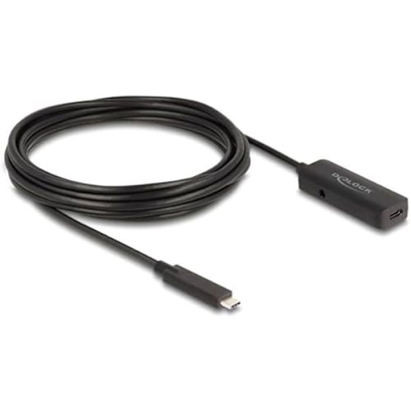 USB-kabel - DELOCK - 80028 - USB 3.2 Gen 2 - 5 m - Svart