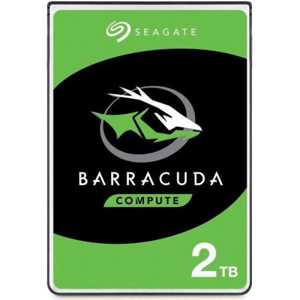 Seagate 1 TB BarraCuda 2,5" intern hårddisk (5400rpm, 128MB cache, SATA 6Gb-s, ST1000LMZ48-LM048)